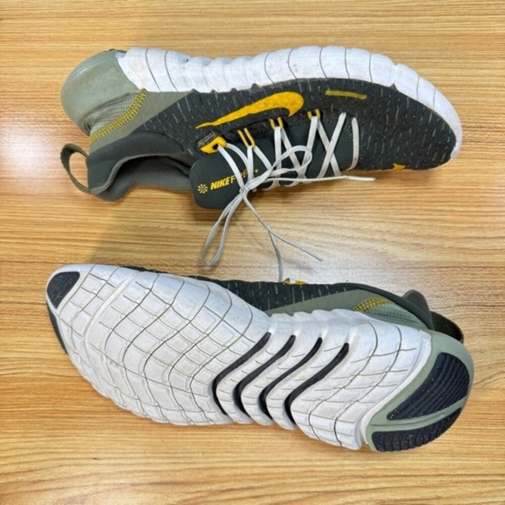Nike Free Run 5.0 Shoes Mens US 9 Next Nature Sequoia University Gold FD0786-300 - Picture 2 of 7